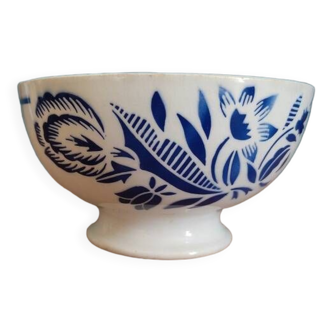 Digoin Badonviller porcelain bowl blue