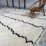 Berber carpet blessed graphic ouarain, 235x180 cm