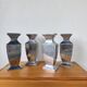 Set 4 vases en fonte d’aluminium