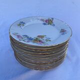 Set of 12 vintage dessert plates