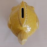 Fish vintage ceramic piggy bank 50's