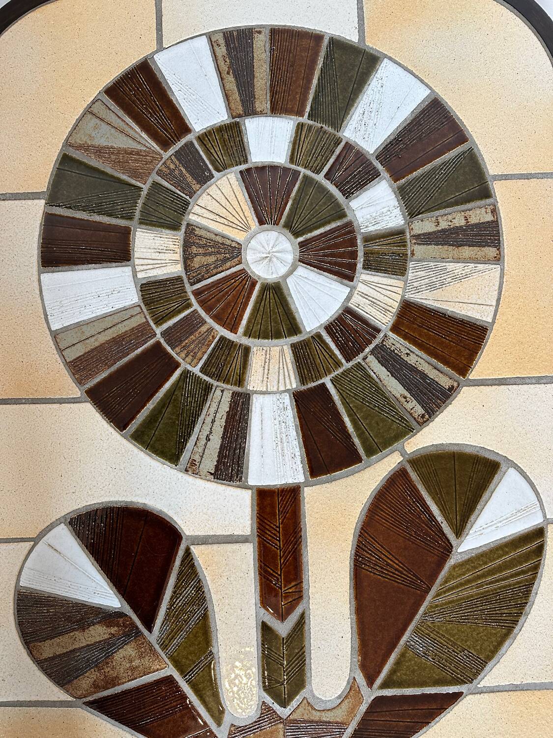 Roger Capron vintage ceramic coffee table
