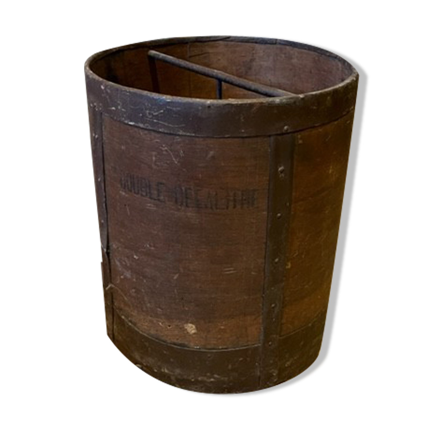 Decalitre ancien en bois