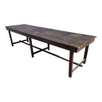 Old farmhouse table, 292cm long
