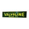 Ancienne plaque de garage Valvoline