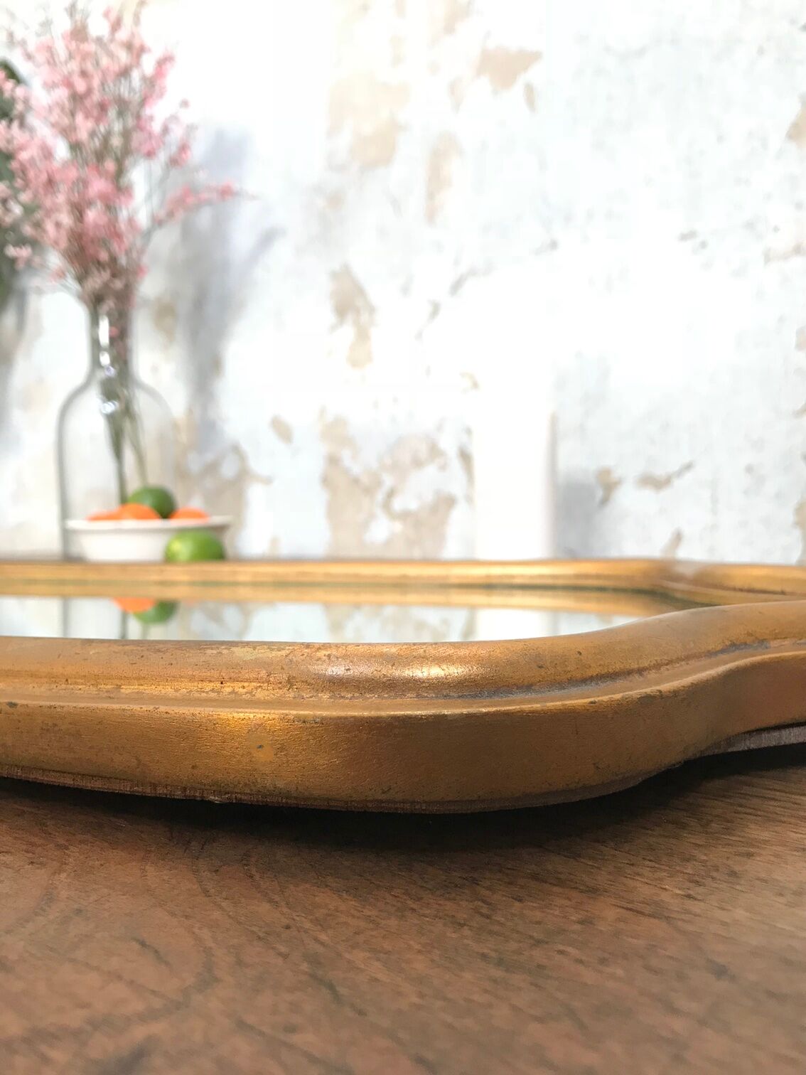 Mirror in gilded wood