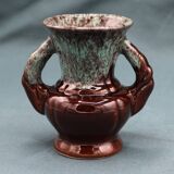 Small vallauris style vase from the adp earthenware factory - handmade - unique - vintage