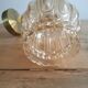 Vintage globe wall lamp in molded glass