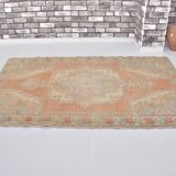 Tapis anatolien orange et beige sku 2434