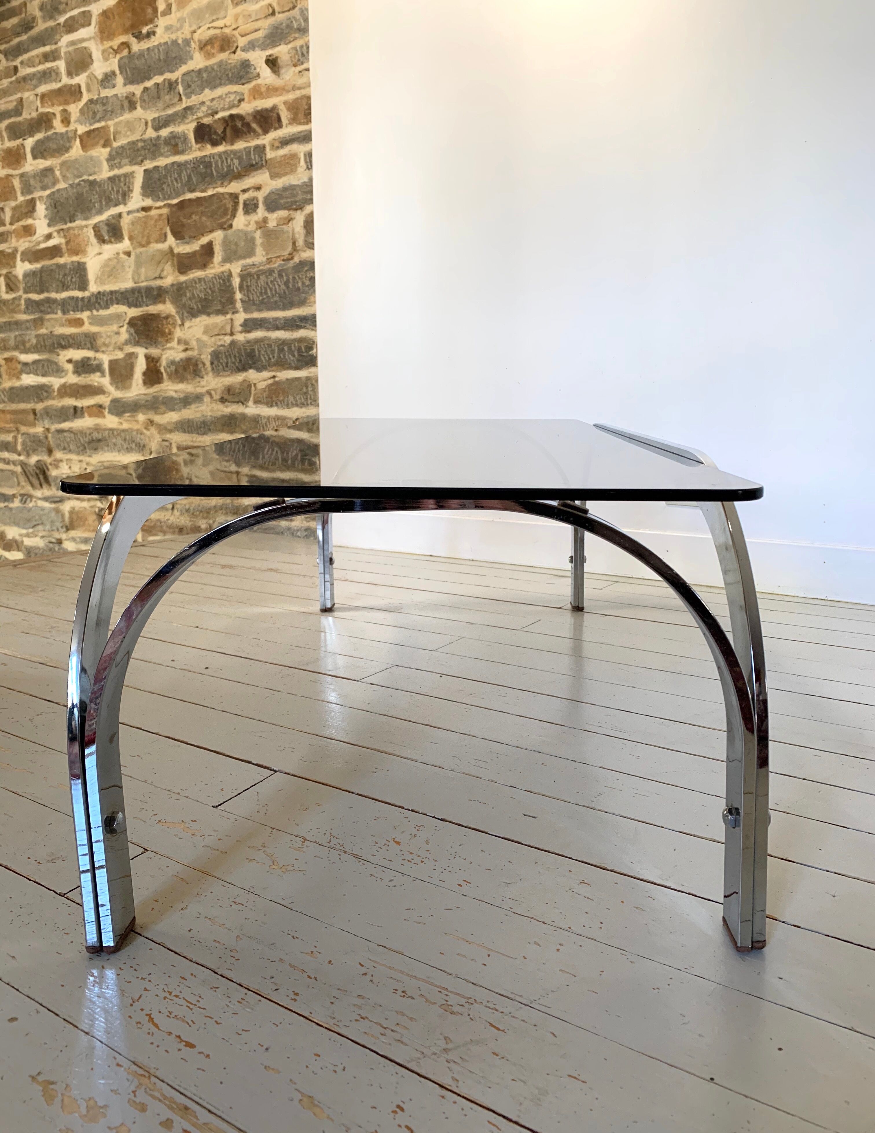 Glass coffee tables 70s