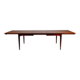 Large teak dining table. 1960s.