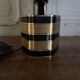 Lampe italienne Romeo Rega en laiton et laque XXe