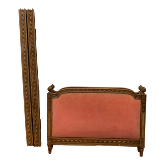 Louis XVI style bed in patinated hetre XX century