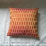 Glossy orange Kachin cushion 40x40 cm
