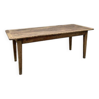 Old walnut farm table