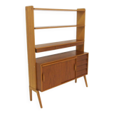 Scandinavian teak and oak secretary, Sweden, 1950