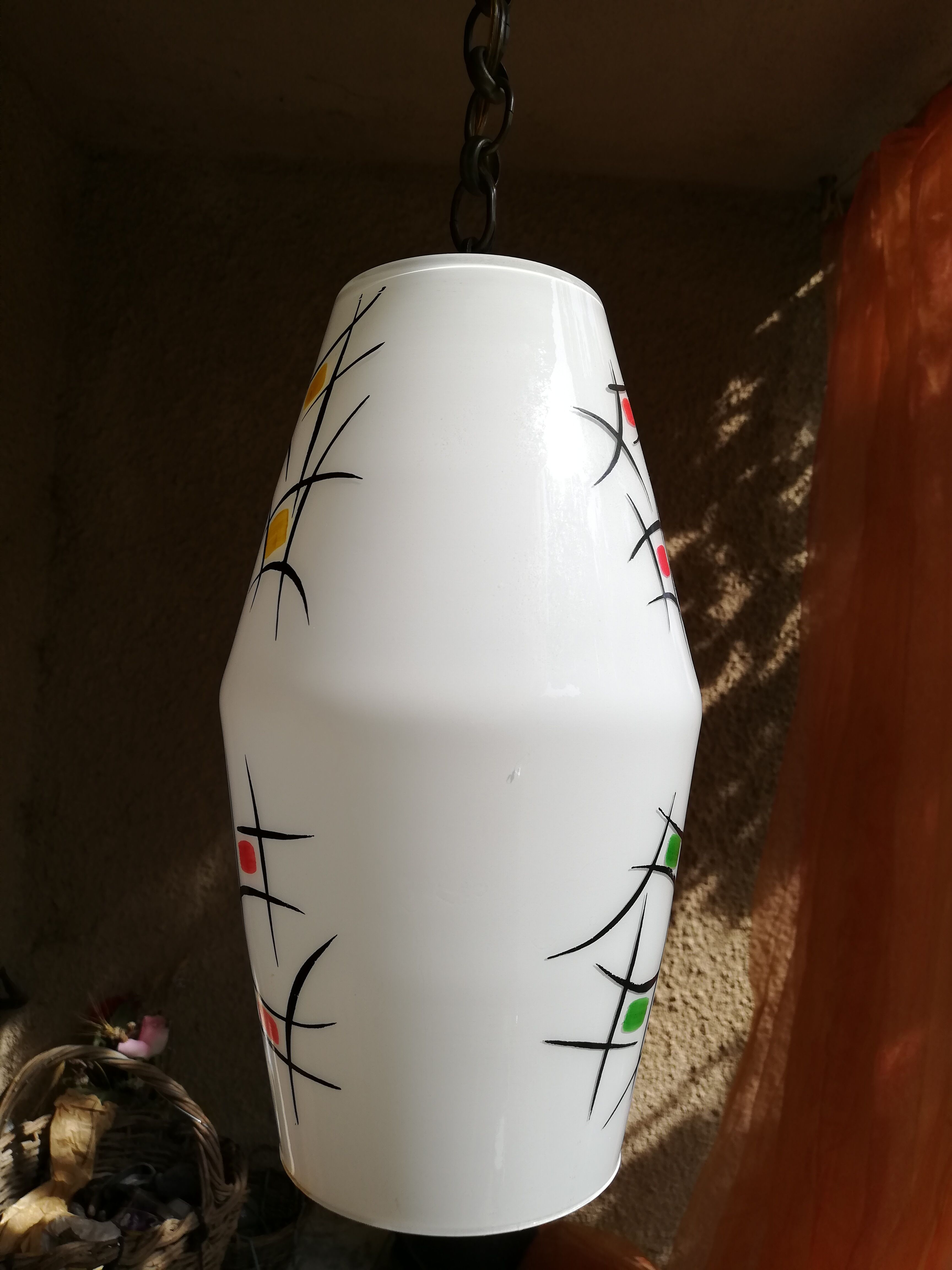 hanging lamp colorful Zen patterns 60