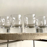 Set de 6 verres gobelets en cristal
