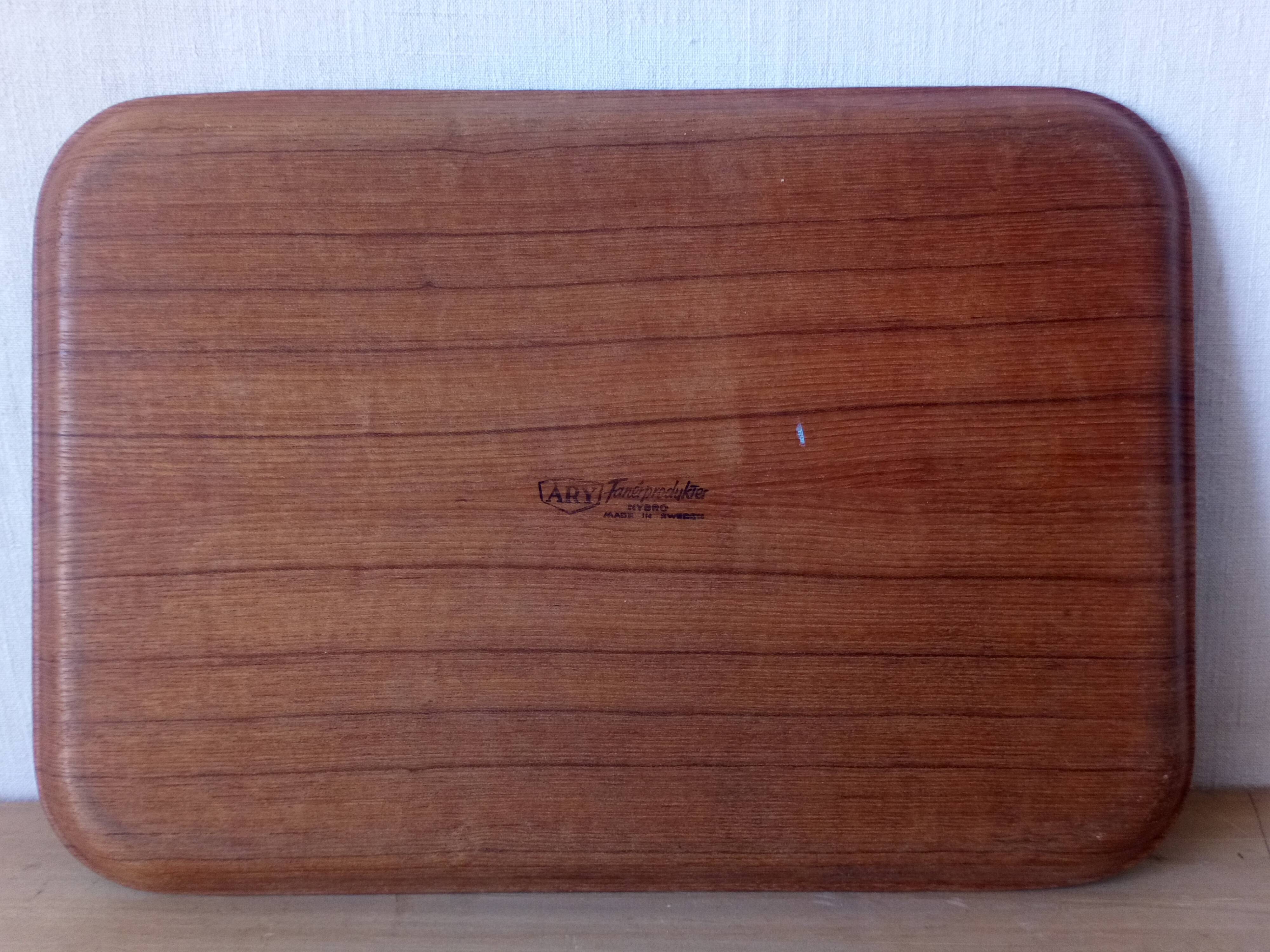Scandinavian teak platter