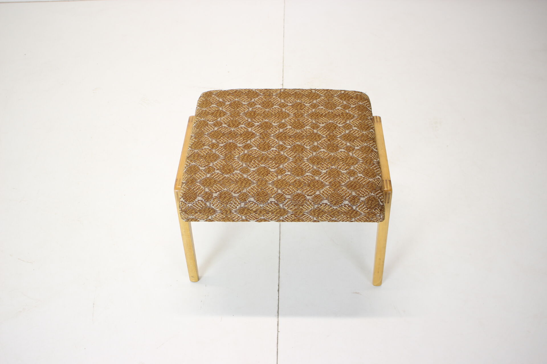 Mid-century wood stool or footstool/ton, 1966’s