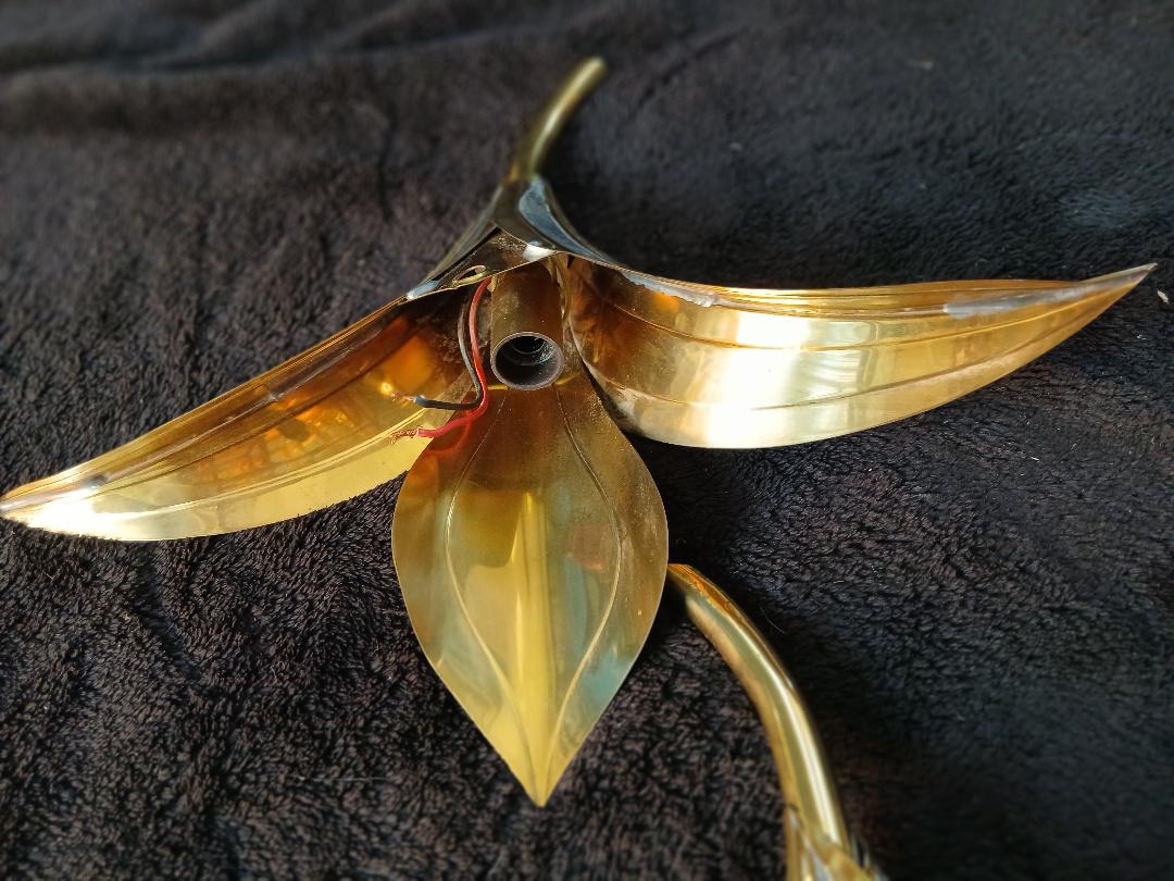 2 old wall sconces by Jacques Duval Brasseur or Henri Fernandez.