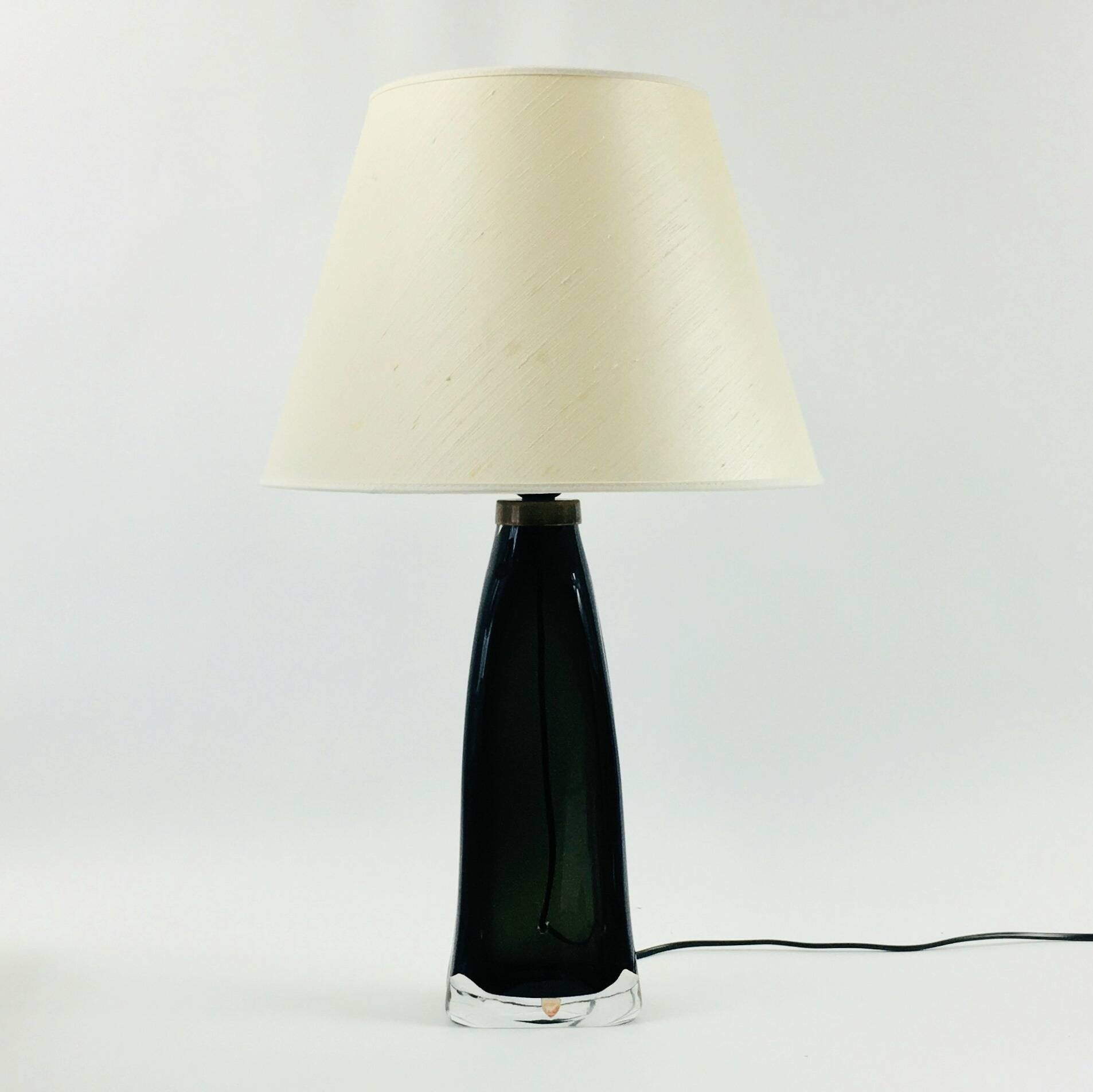 Pair of Scandinavian Mid-Century Glass Table Lamps - Fagerlund for Orrefors