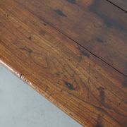Antique 19th Century French Rustic Farmhouse Dining Table Fruitwood