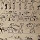Lithographie sur l'escrime de 1897 (épée fleuret)