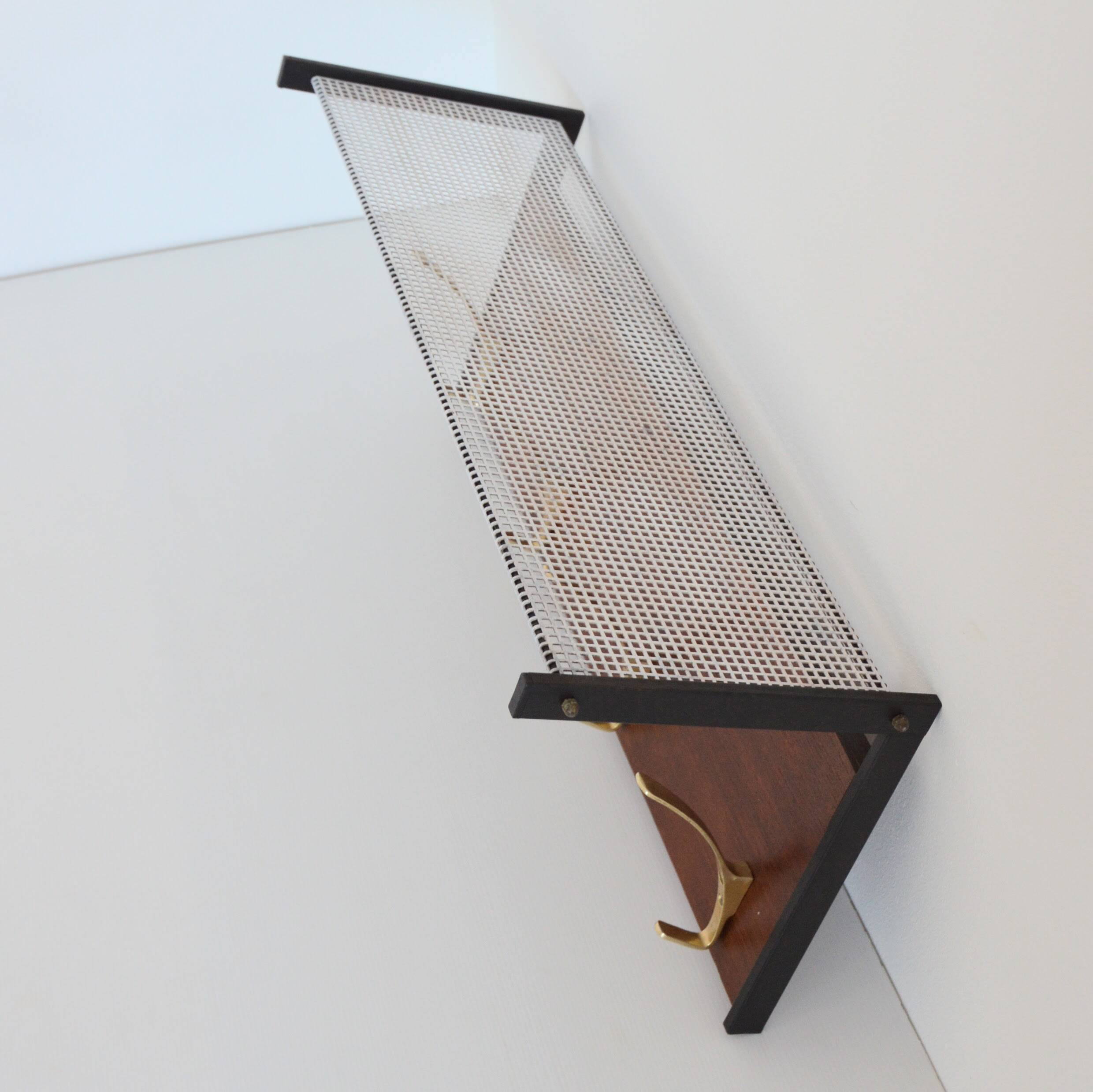 Vintage 1950s coat rack / hat rack