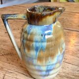 Enamelled stoneware pitcher from the 1950s