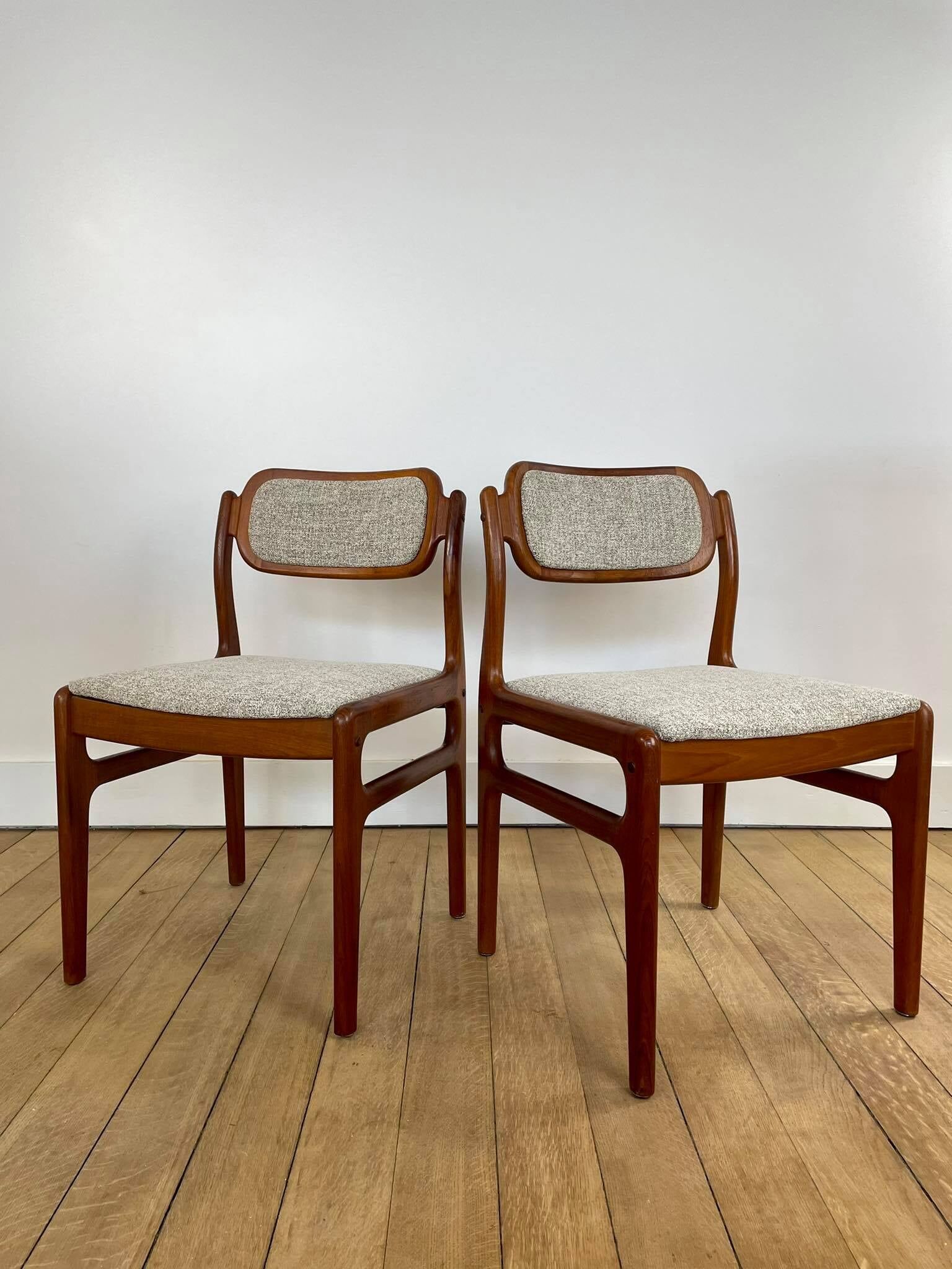 Set of 4 rosewood chairs Johannes Andersen