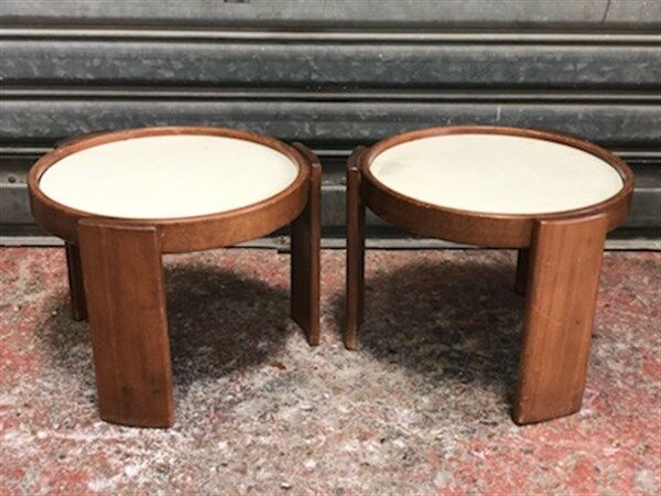 Side tables by Gianfranco Frattini for Cassina 60s