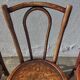 Set of 5 Buchon bistro chairs in curved wood