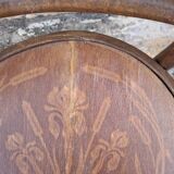 6 mismatched bistro chairs