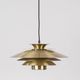 Danish vintage Verona pendant lamp by Kurt Wiborg, Jeka, 1980s