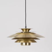Danish vintage Verona pendant lamp by Kurt Wiborg, Jeka, 1980s