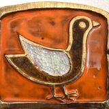 Mirror Mithé Espelt "bird" 30 cm