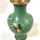 Vase partitioned China antique floral decoration