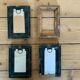 Set of 5 frames and a medium frame