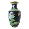 Brass cloisonné vase, Asia