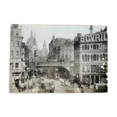 Photography London pressed under glass and cardboard - End 19th