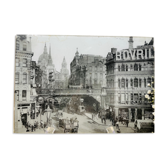Photography London pressed under glass and cardboard - End 19th