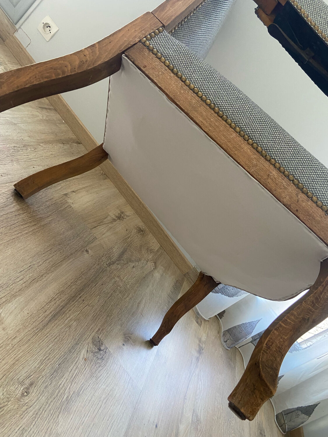 Late 19th century Voltaire rocking chair