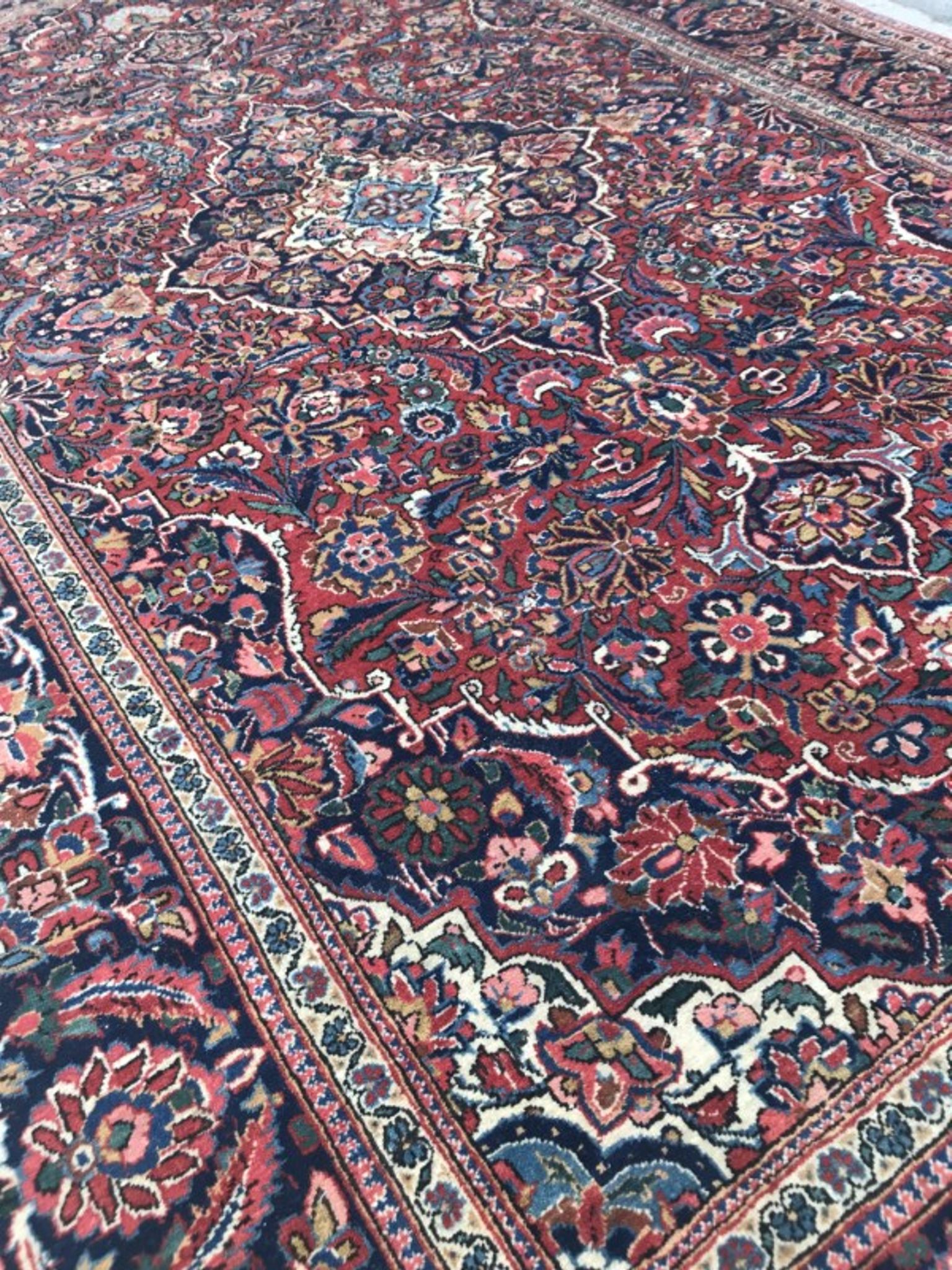 Tapis ancien Kashan Iran 135X198 CM