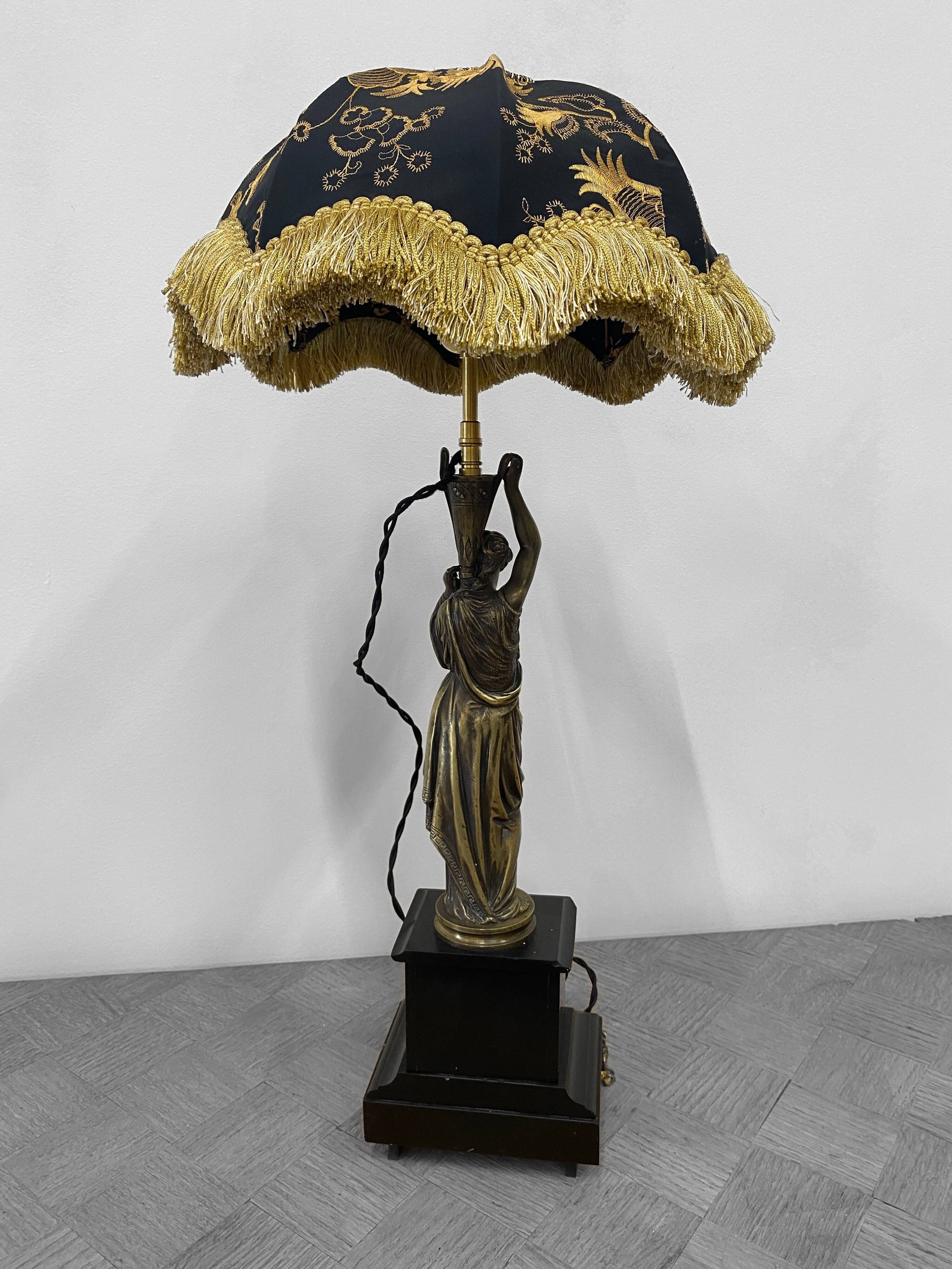 Pair of antique lamps