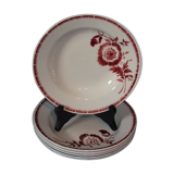 6 Vintage hollow plates - Vika in Iron Land - Sté Amandinoise