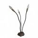 Tom Kater desk - ceiling / table lamps / 1980s / marked
