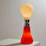 Lampadaire en verre par carlo nason pour mazzega