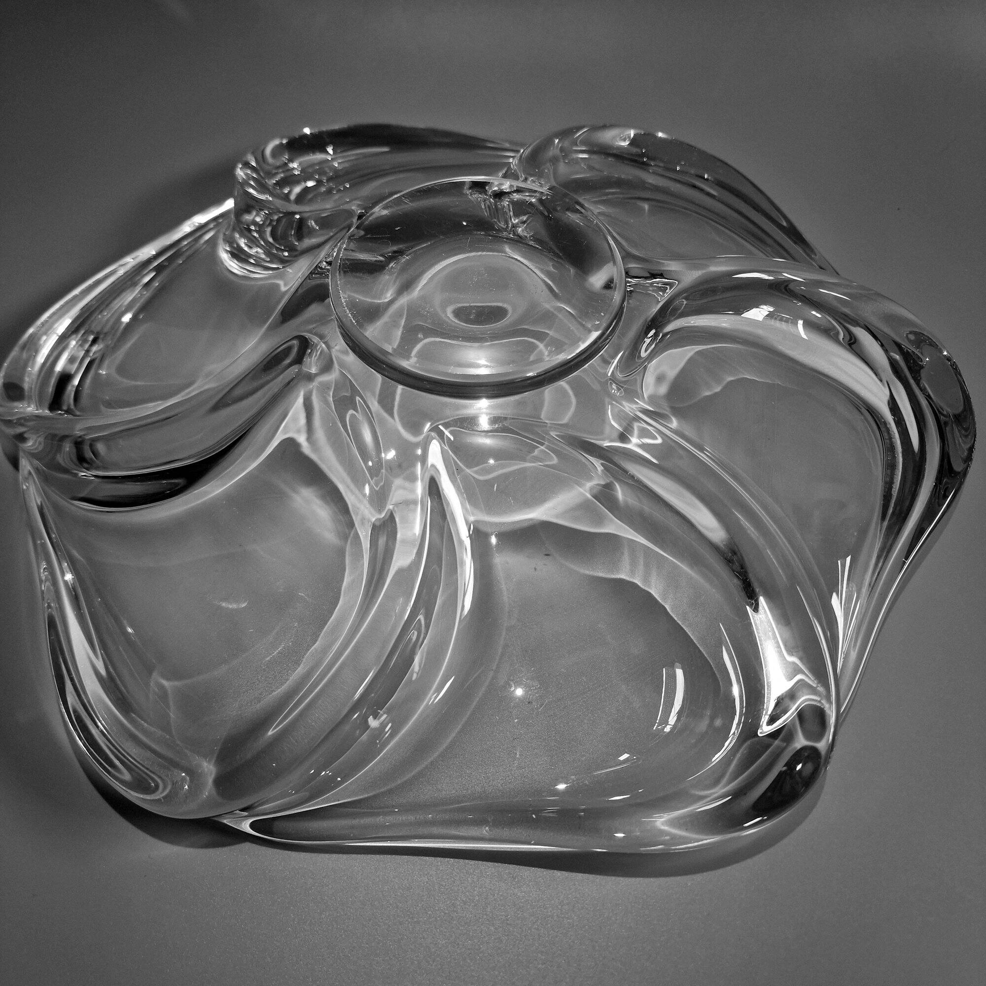 Large Vintage Cup • Crystal • Vannes-le-Châtel Workshops • 1970