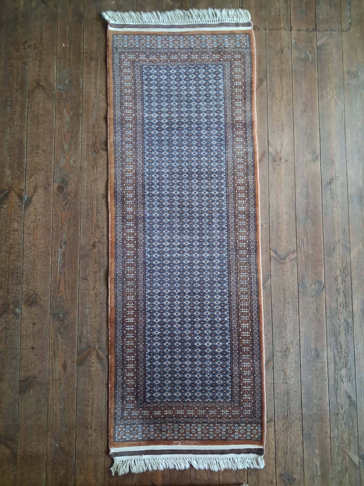 Handmade Pakistani Lahore hallway rug 180x64cm